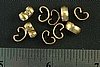 4pc VINTAGE STYLE RAW BRASS VICTORIAN DESIGN CONNECTOR FINDING LOT COS2-4